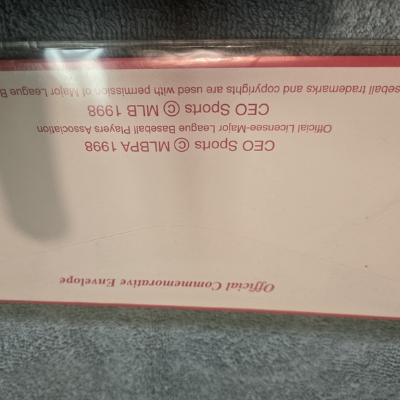 St. Louis Cardinals Mark McGwire 70 Home Run Official Commemorative Envelope - Picture 7 of 8